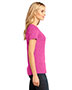 District Made DM441 Women Tri-Blend Lace Tee