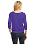 District Made DM482 Women Modal Blend 3/4-Sleeve Raglan