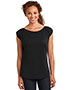 District Made DM483 Women Modal Blend Gathered Shoulder Tee