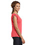 District DM483 Women Modal Blend Gathered Shoulder Tee