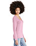 District Women's Perfect Tri Long Sleeve V-Neck Tee DT135