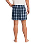 District DT1801 Men Flannel Plaid Boxer