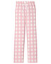 Light Pink/ White Buffalo Check