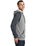 District DT196 Adult Lightweight Fleece Raglan Hoodie