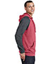 District DT196 Adult Lightweight Fleece Raglan Hoodie