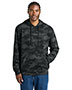 District DT2200C Wash  Camo Fleece Hoodie