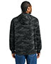 District DT2200C Wash  Camo Fleece Hoodie