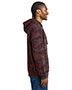 District DT2200C Wash  Camo Fleece Hoodie