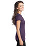 District DT240 Women Slub V-Neck Tee