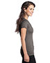 District DT242V Women Tri-Blend V-Neck Tee