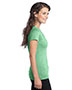 District DT242V Women Tri-Blend V-Neck Tee