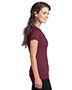 District DT242V Women Tri-Blend V-Neck Tee