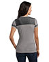 District DT264 Women Varsity V-Neck Tee