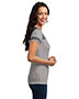 District DT264 Women Varsity V-Neck Tee