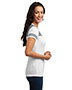 District DT264 Women Varsity V-Neck Tee