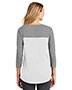 District DT2700 Women   Junior Rally 3/4-Sleeve Tee