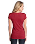 District DT270 Women Textured Girly Crew Tee