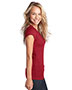 District DT270 Women Textured Girly Crew Tee