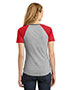 District DT276 Women Mesh Sleeve V-Neck Tee