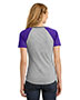 District DT276 Women Mesh Sleeve V-Neck Tee