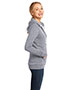 District DT290 Women Core Fleece Full-Zip Hoodie