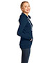 District DT290 Women Core Fleece Full-Zip Hoodie