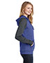District DT296 Women Lightweight Fleece Raglan Hoodie