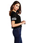 District DT488 Women Scorecard Crop Tee