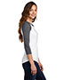 District Juniors DT6211 Women Very Important Tee 3/4-Sleeve Raglan