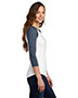 District Juniors DT6211 Women Very Important Tee 3/4-Sleeve Raglan