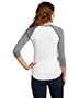District Juniors DT6211 Women Very Important Tee 3/4-Sleeve Raglan