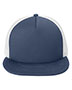 District DT624 Men Flat Bill Snapback Trucker Cap