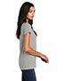 District DT664 Women 4.9 oz Medal V-Neck Tee