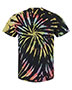 Dyenomite 200MS Girls Multi-Color Spiral Short Sleeve T-Shirt