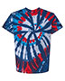 Dyenomite 200T2 Men DY TIE DYE RAINBOW CUT TEE