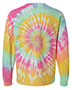 Dyenomite 240MS Women Multi-Color Spiral Tie-Dyed Long Sleeve T-Shirt