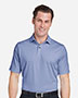 Fairway & Greene I11526 Men's USA Made Mini Stripe Tech Polo