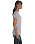 Fruit Of The Loom L39VR Women 5 Oz. 100% Heavy Cotton HD V-Neck T-Shirt