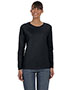 Gildan G540L Women Heavy Cotton 5.3 Oz. Missy Fit Long-Sleeve T-Shirt 25-Pack