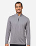 Glyder MDP1772 Men's Marbled Jersey Fairway Quarter-Zip Pullover