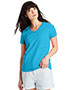 Hanes 5780 Women 5.2 Oz. Comfort Soft V-Neck Cotton T-Shirt