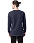 Hanes GDH200 Men Garment-Dyed Long-Sleeve T-Shirt