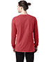 Hanes GDH200 Men Garment-Dyed Long-Sleeve T-Shirt