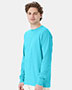 Hanes GDH200 Men Garment-Dyed Long-Sleeve T-Shirt