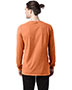 Hanes GDH200 Men Garment-Dyed Long-Sleeve T-Shirt