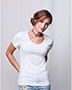 Hanes MO150 Women Modal Triblend Scoop T-Shirt