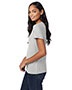 Hanes S04V Women 4.5 Oz. 100% Ringspun Cotton Nano-T V-Neck T-Shirt