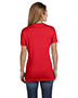 Hanes S04V Women 4.5 Oz. 100% Ringspun Cotton Nano-T V-Neck T-Shirt