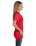 Hanes S04V Women 4.5 Oz. 100% Ringspun Cotton Nano-T V-Neck T-Shirt