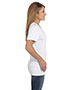 Hanes S04V Women 4.5 Oz. 100% Ringspun Cotton Nano-T V-Neck T-Shirt 10-Pack